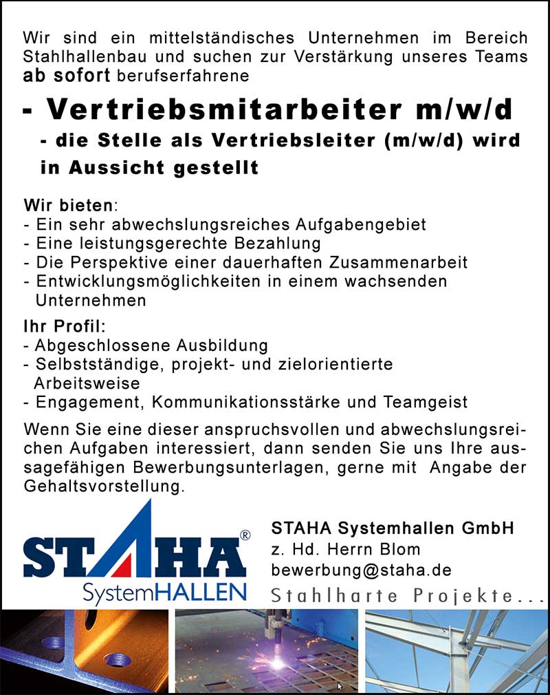 Vertriebsmitarbeiter