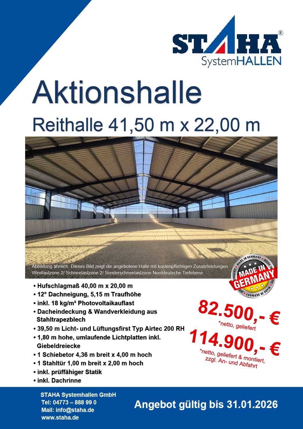 Aktionshalle STAHA