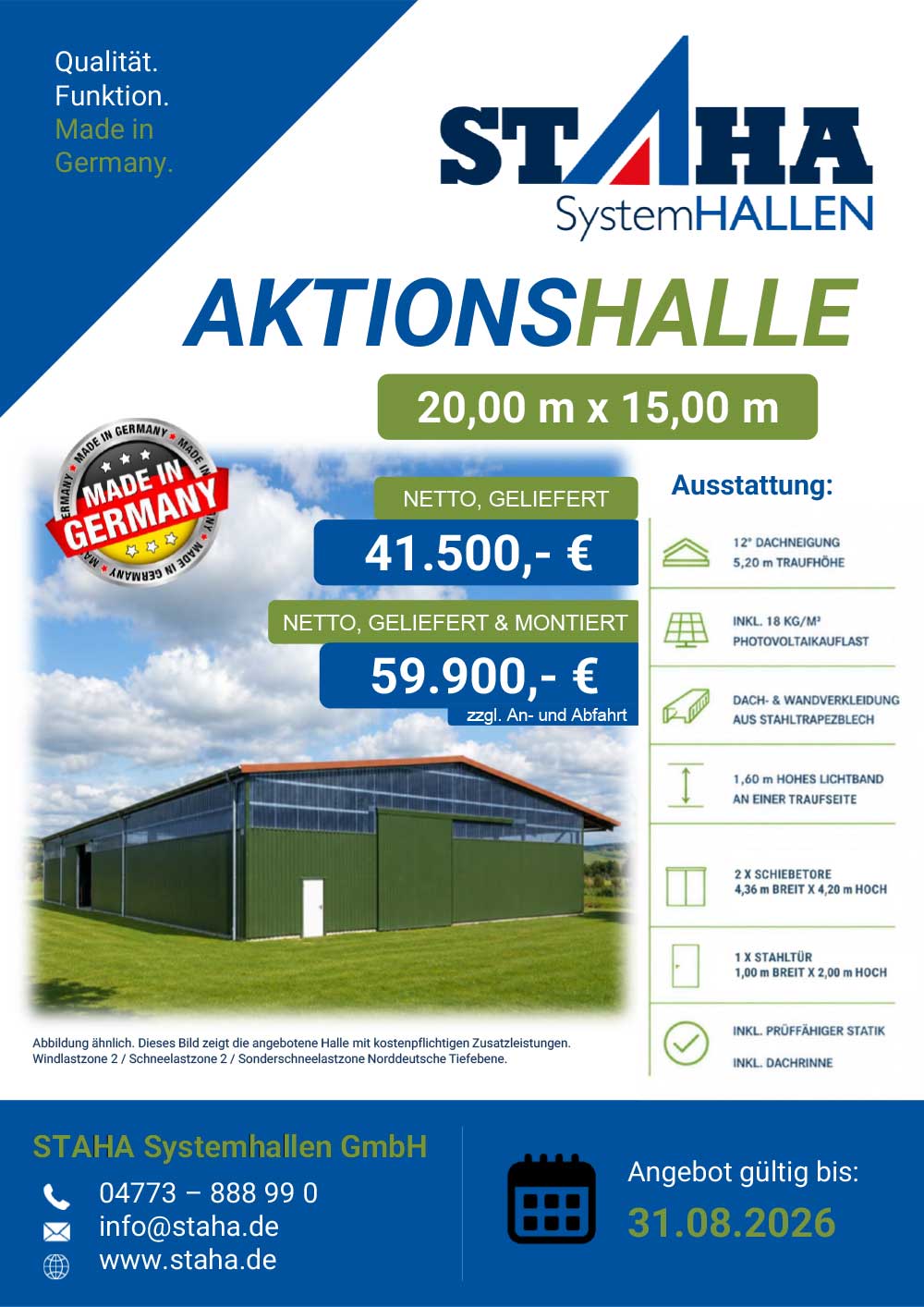Aktionshalle STAHA